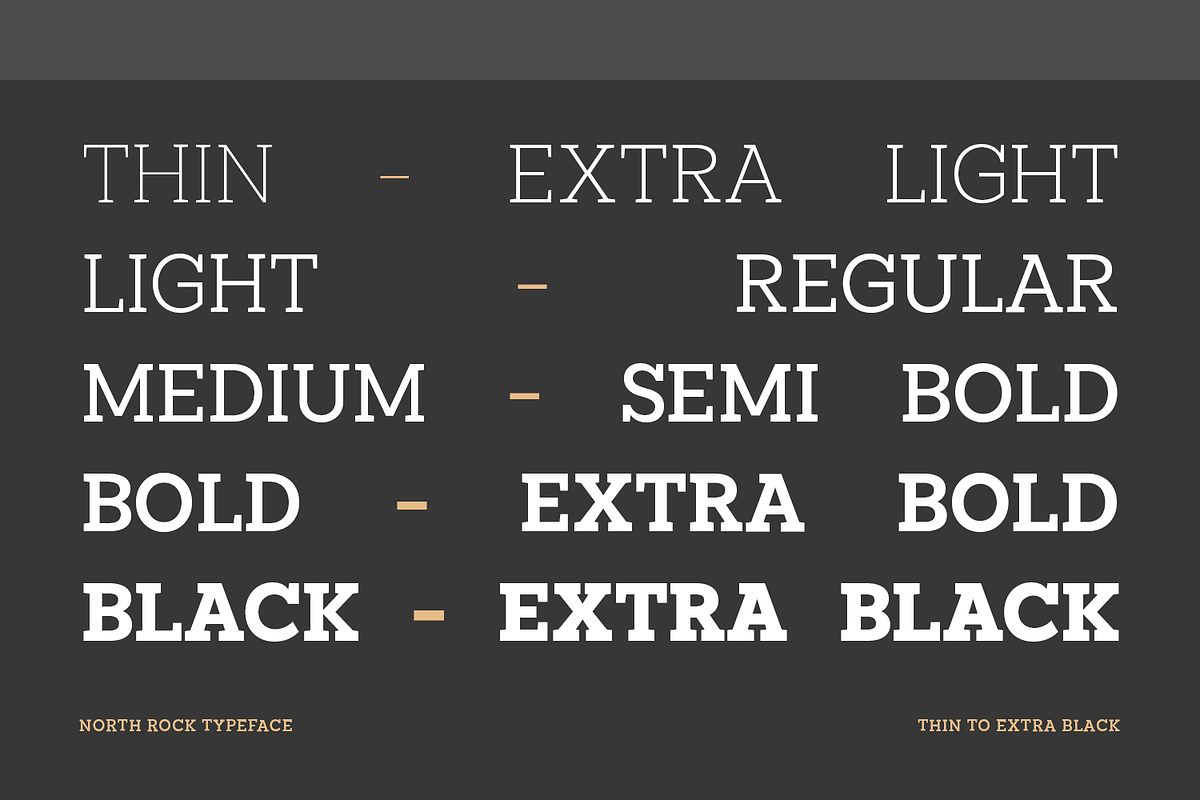 North Rock – Versatile Slab Serif, a Slab Serif Font by Almarkhatype (Photo 5 of 12)