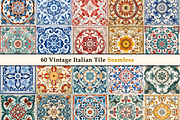 Vintage Italian Pattern Tile V1, a Pattern Graphic by Negarin Digital Art (Thumbnail 5 of 8)