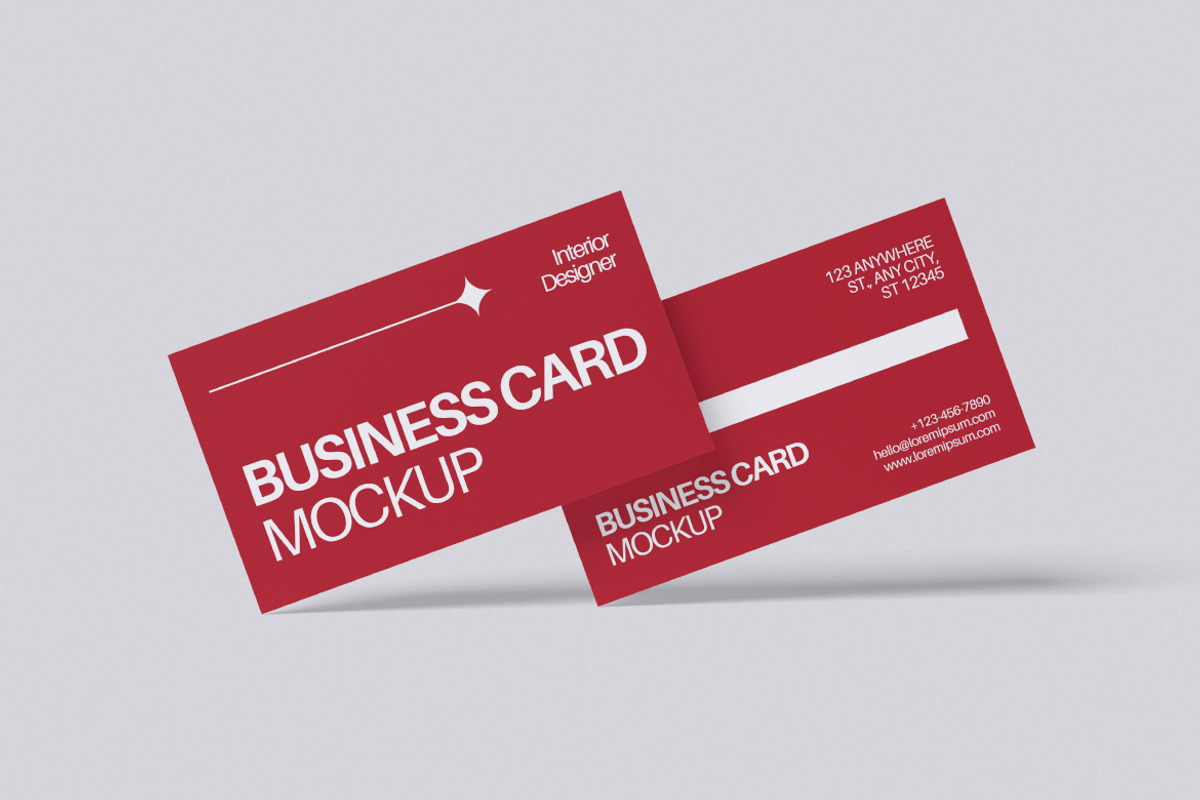 Business Card Mockup Bundle Set, an Advertising Mockup by Rielismee (Photo 4 of 5)