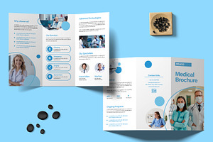 Medical Trifold Brochure Layout, a Brochure Template by ContestDesign