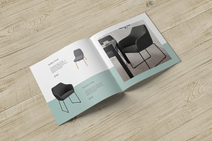 Square Brochure And Catalog Mockups