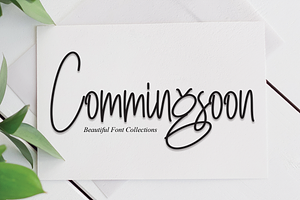 Commingsoon Script Font