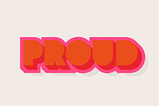 Retro Pop 3D Text Effect, a Layer Style Add-On by Mego-studio (Thumbnail 3 of 3)