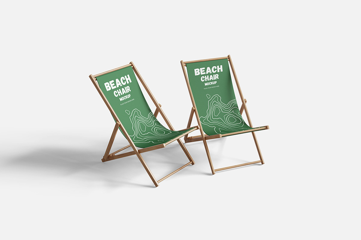 Beach Chair Mockup, a Product Mockup by Indah (Photo 3 of 6)