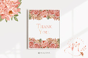 LivingCoral Watercolor Flowers, an Illustration by May • SHO (Thumbnail 13 of 13)