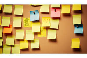 vibrant yellow pin ai generated, an Abstract Photo by pikepicture
