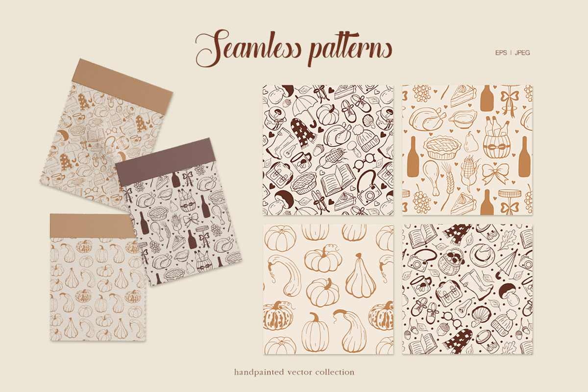 Whimsical Set Autumn Vibes, an Object Illustration by ViktoriyaD (Photo 4 of 22)
