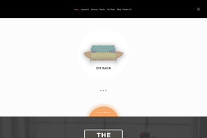 TEONA One Page Creative Agency Psd