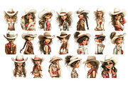 Coquette Cowgirl Clipart, a Person Illustration by Nicolle's Colorful Art (Thumbnail 5 of 5)