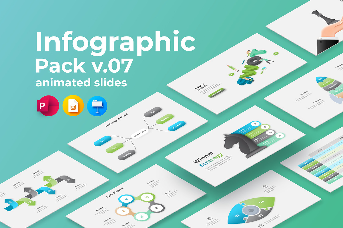 Animated Modern Infographic Pack, a Presentation Template by Abert (Photo 1 of 6)