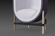 Capsule chair sofa, a 3D by NojskaAksjon (Thumbnail 10 of 23)