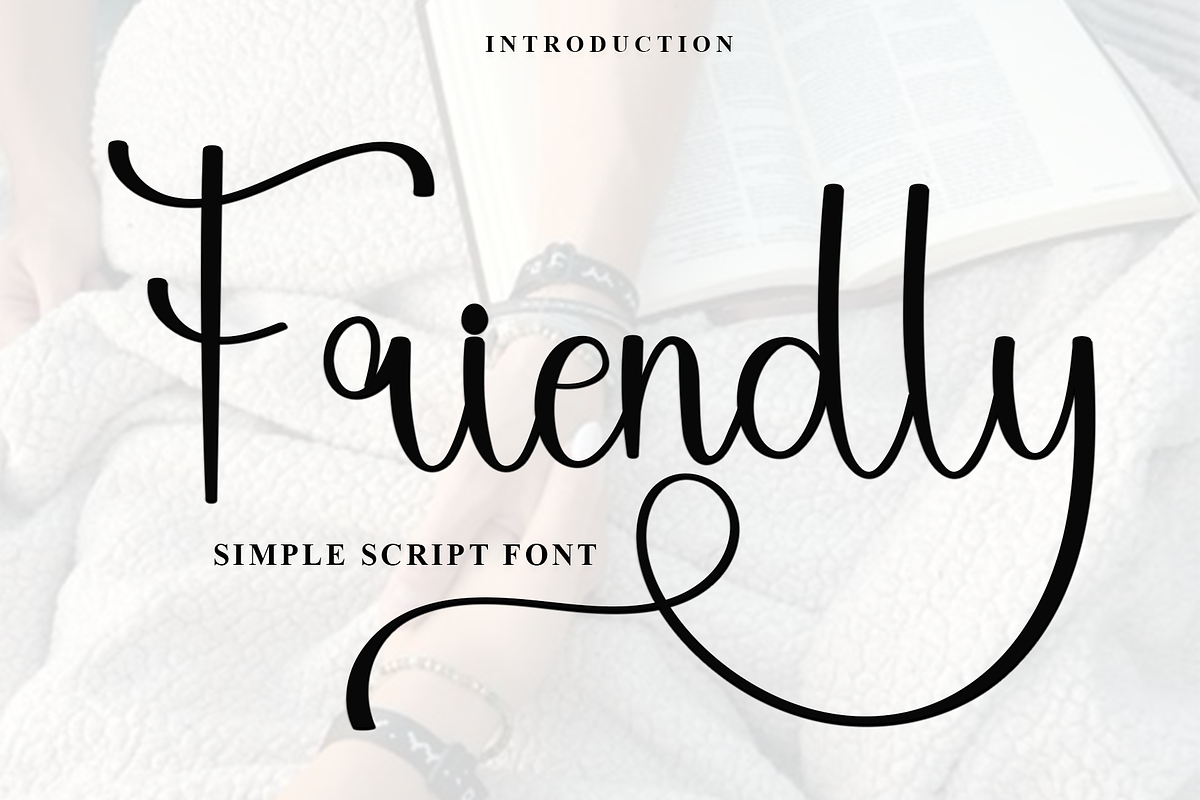 Friendly, a Handwritten Font by FreshTypeINK (Photo 1 of 7)