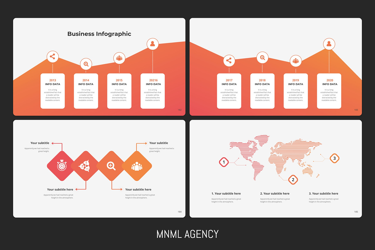 Massive Infographic Template, a Presentation Template by MNML Agency (Photo 43 of 63)