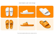 Rubber Slide Sandals Mockup Set, a Bottom Mockup by Country4k (Thumbnail 4 of 4)