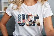 Independence Day USA Patchwork PNG, a Work Illustration by Sublimation Artist (Thumbnail 5 of 9)