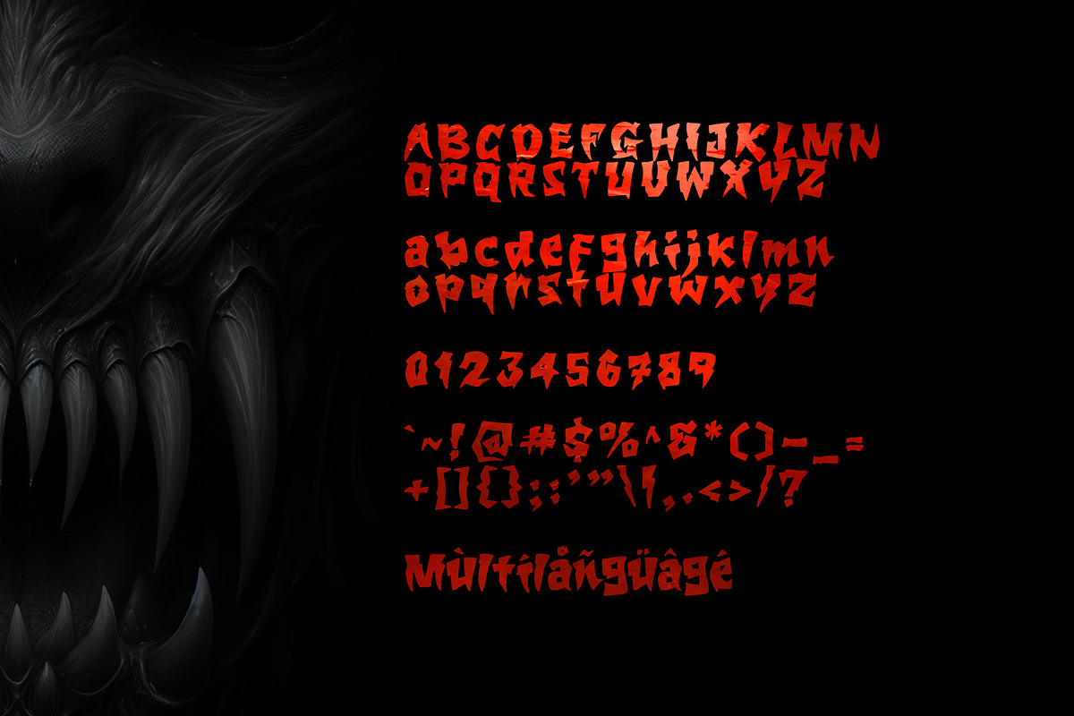 Blackfang, a Sans Serif Font by khurasan (Photo 5 of 5)