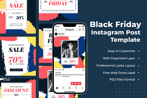 Black Friday Instagram Post Template