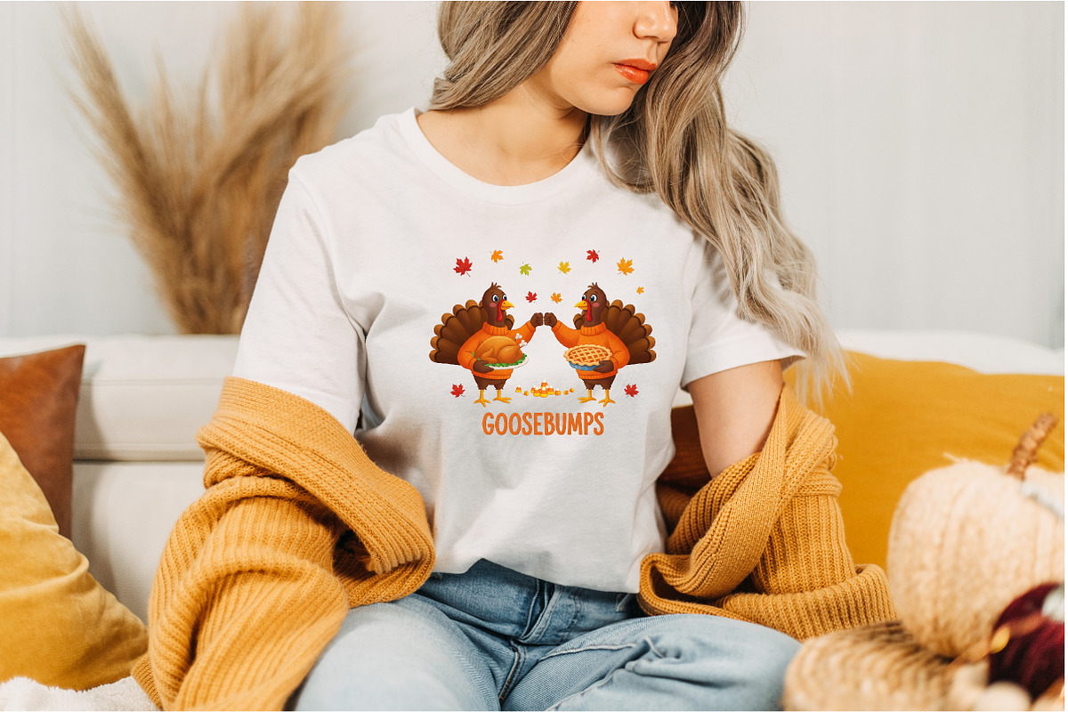 Goosebumps Thanksgiving Silly Goose, a Graphic by Designking (Photo 2 of 4)
