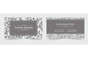 Collection of name cards. Set, a Pattern Graphic by RODINA