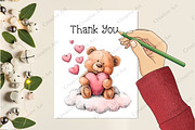 Whimsical Valentine Cute Teddy, an Illustration by Creative Art (Thumbnail 8 of 9)