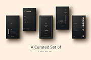 Monarium - Dark Gold Business Cards, a Business Card Template by Ctrl space studio (Thumbnail 2 of 9)