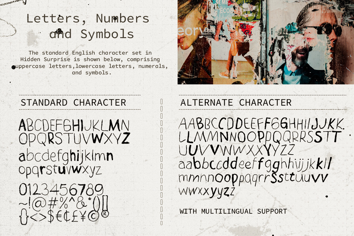 Hidden Surprise - Irregular Font, a Handwritten Font by Bale Type (Photo 9 of 9)