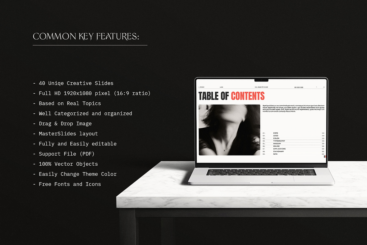 Brand Guidelines Design Template, a Presentation Template by ArtisanaAura (Photo 2 of 13)