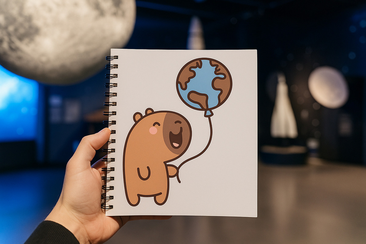 Capybara Space Clipart Set, an Education Illustration by Palau (Photo 5 of 10)