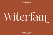 Witerlam - Serif Display Font, a Serif Font by Luna Shop (Thumbnail 1 of 11)