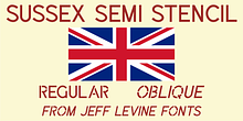 Sussex Semi Stencil JNL