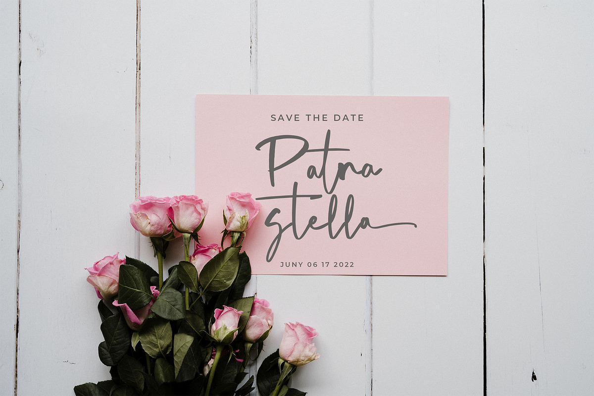 Petraloka Brush Script Font, a Script Font by NTC Graphic (Photo 6 of 9)