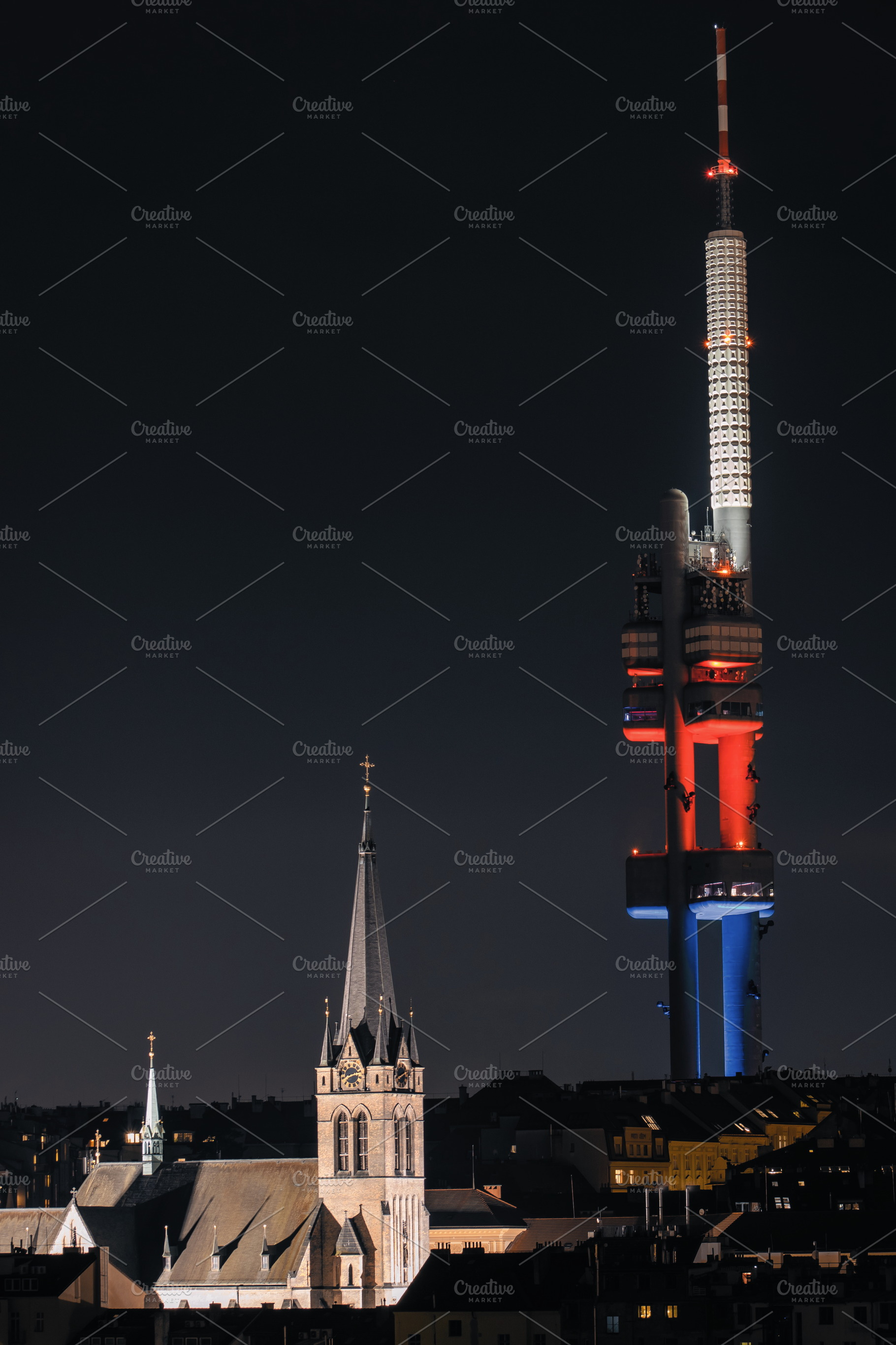 Prague from Vítkov #5, an Architecture Photo by jakub_kopecky