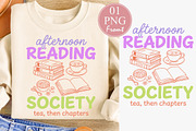 Afternoon Reading Society PNG, a Seasonal Illustration by Rose Art (Thumbnail 1 of 3)