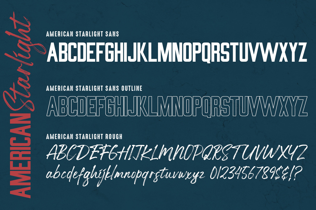 American Starlight Font Duo, a Script Font by Lucky Type (Photo 12 of 13)
