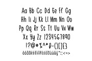 Rad Notepad - A Hand Lettered Font, a Sans Serif Font by Rad And Happy (Thumbnail 3 of 3)