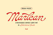 Marlean Reversed Script, a Script Font by Letterhend Studio (Thumbnail 1 of 9)