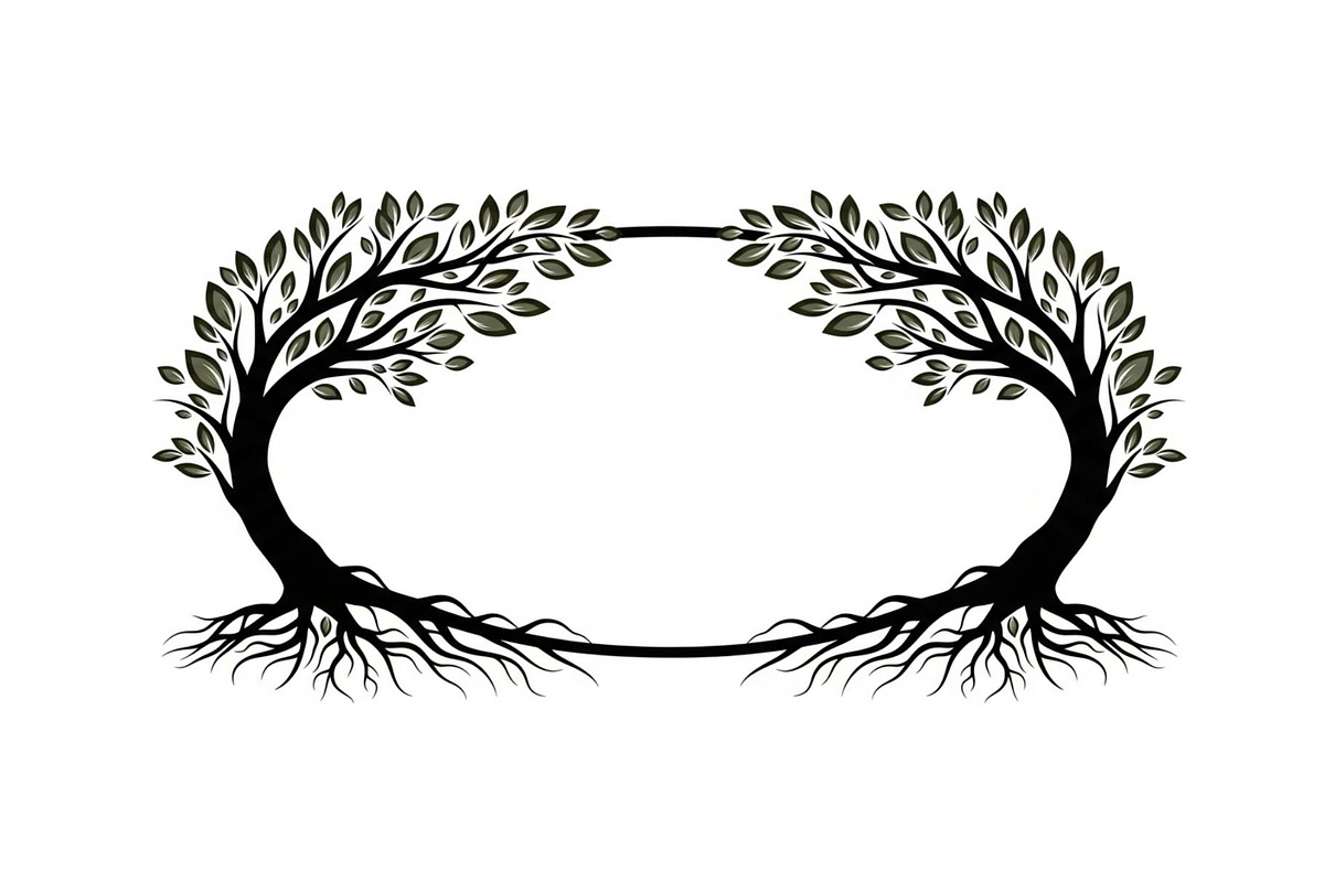 Nature Wreath Frame Vector Bundle, an Illustration by jahid234 (Photo 17 of 51)