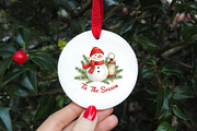 Tis The Season Snowman PNG, an Illustration by DreamArtGraphic (Thumbnail 5 of 5)