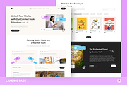 BookWise - Bookstore Landing Page, an UI Kit Template by Studio Delapan (Thumbnail 1 of 3)