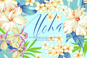 Aloha | Vector hawaiian patterns
