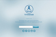 Titanium - Coming Soon Page (HTML5), a Landing Page Template by IQSIR (Thumbnail 2 of 5)
