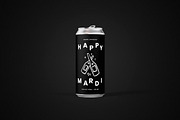 500 ML Can Mockup, a Packaging Mockup by Design Squad (Thumbnail 6 of 6)