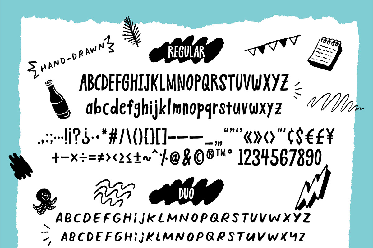 Whiskey Bite - Hip Font Trio, a Sans Serif Font by Paperly Studio (Photo 13 of 16)