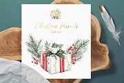 Watercolor Christmas clip art set, an Illustration by WonderWonder (Thumbnail 21 of 21)