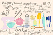 Recipe BRUSH PACK: words & clipart, a Brush Add-On by Claire + Pierre Design (Thumbnail 2 of 2)