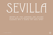 Sevilla - Art Deco Serif, a Serif Font by Alubia design (Thumbnail 12 of 12)