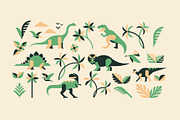 Dinosaur illustrations & patterns, an Animal Illustration by Alexey Boychenko (Thumbnail 5 of 8)