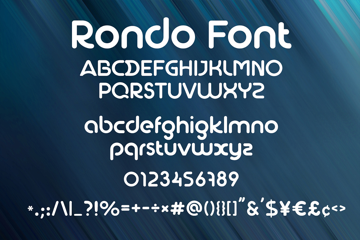 Rondo - Bold Geometric Display Font