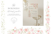Blush Pink Watercolor Floral Bows, a Decorative Illustration by Veris Studio (Thumbnail 4 of 15)