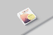 Square Soap Box Mockups, a Packaging Mockup by GfxFoundry (Thumbnail 6 of 7)